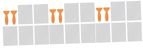 PartyKindom 3ensembles Films Fep Transparent Pour Imprimante Avec Spatules Accessoires De Démoulage Pour Impression Lcd Et Dlp