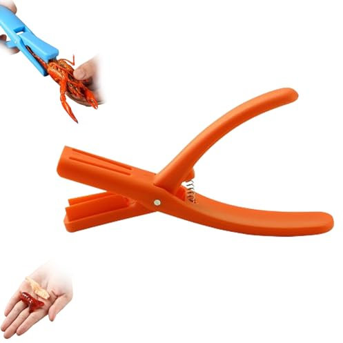 Crawfish Sheller Tool, Crawfish Peeler, New Shrimp Peeler Seafood Tool, Shrimp Peeler Seafood Tool Portable Lightweight Kitchen Gadgets (Orange)