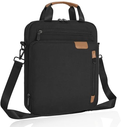 OUUTMEE 15 Inch Laptop Sleeve Bag, Padded Carrying Case Fits 15 inch MacBook Air M3/A3114 2024, M2/A2941 2023 2025,Dell XPS 15 Plus,15 Inch Surface Laptop 7/6/5/4/3,Galaxy Tab S9 Utra 14.6(Black)