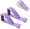YCLFHOO 2 Pcs Adjustable Cake Strips, 88 CM Absorbent Thick Bake Even Strips - Purple