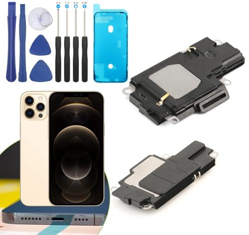 YHXMARSCAN Loud Speaker Replacement for iPhone 12 Pro Max Ring Speaker Buzzer Louder Speaker Replacement for 12 Pro Max with Tool