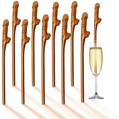 24pcs Rose Gold Hen Party Straws Bride Hen Do Straw Drinking,Reusable Straws for Parties,Cocktail Straws Naughty Drinking Straw for Birthday Wedding Bachelorette Bride to Be Hen Do Party Decorations
