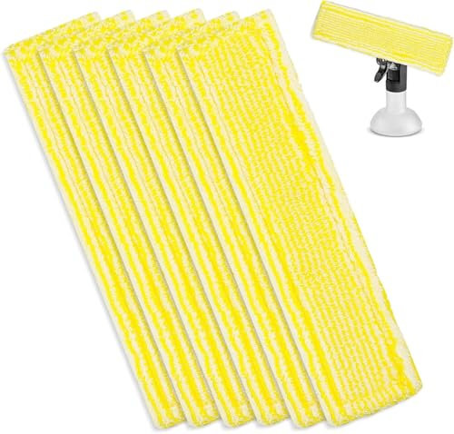 KäRche Lot de 6 serpillères de rechange en microfibre pour aspirateur de fenêtre, haute performance de nettoyage, haute capacité d'aspiration, pour Wv2 Wv5 Wv6