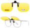 Epavouos Clip-On Nachtfahrtbrillen UV400- Polarisiert Nachtsichtbrille für Brillenträger Verbesserte Sicht in schwierigen Lichtverhältnissen - Vielseitig einsetzbar (Nachtfahrbrille, 60mm X 43mm)