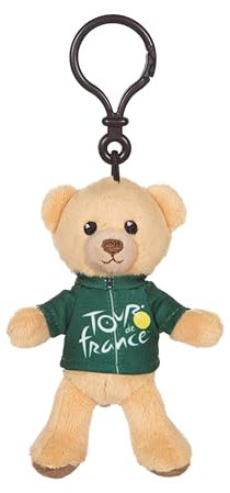 Gipsy Toys – Schlüsselanhänger Bär grünes Sprinter Trikot 10 cm – offizielles Plüschtier der Tour de France. Zum Sammeln oder Verschenken. Nehmen Sie es schnell an, um das Sortiment zu