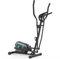 Crosstrainer für Zuhause, Ellipsentrainer für Anfänger im Innenbereich, Aerobic-Fitnessgerät zur Gewichtsreduktion mit rutschfesten Pedalen, Schwarz