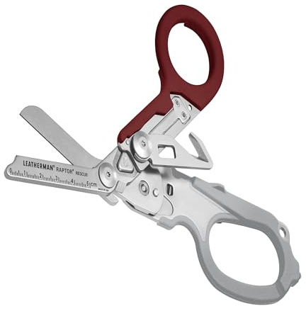 Leatherman Raptor Rescue, Grenat avec Étui Utilitaire