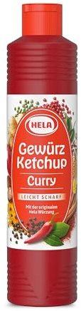 German Hela Hot Spicy Curry Ketchup - 1 x 800 ml