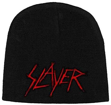 Official Merchandise Beanie Hat - Slayer - Scratched Logo