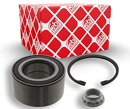 febi bilstein 23928 Radlagersatz mit Achsmutter und Sicherungsring, 1 Stück | Kompatibel mit: BMW 3, 3 Coupe, 3 Touring, 5, 5 Touring, X3, X5