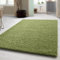 Carpetsale24 Shaggy Hochflor Teppich, 80x150 cm, Grün, weich, flauschig, modern, einfarbig, Ideal für Flur oder Kinderzimmer, für Wohnzimmer Schlafzimmer Flur