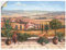 ARTland Wanddeko Wandtattoo selbstklebende Vinylfolie 120x90 cm Toskana Landschaft Italien Malerei Terrasse T4BP