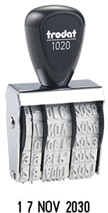 Trodat 1020 Bänderdatumstempel 5 mm