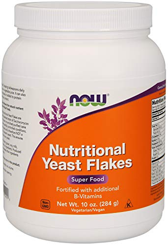 NOW Foods Now Nutritional Yeast Flakes 10 Oz (Multi-Pack)