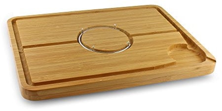 Grunwerg Planche à découper et à sculpter en Bambou, Bamboo, Marron, 48 x 36 x 3 cm