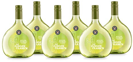 DIE JUNGEN FRANK´N Müller-Thurgau trocken Weißwein (6 x 0.75 l)