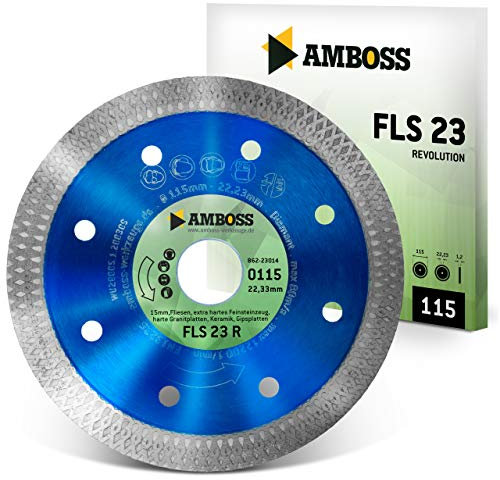 Amboss Diamant Trennscheibe FLS/FFS (Ø 115 mm x 1,2 x 22.2 mm, FLS 23R - Fein, dünn 10mm Diamant)
