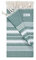 Captain&Mermaid® Premium Strandtuch aus 100% Baumwolle Oeko-TEX® | Badetuch | Handtuch | Yoga | Peshtemal | Sauna Tuch | Hamam Tuch | leicht, dünn & extra saugstark (Emerald Green)
