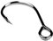 L-MEIQUN, 50pcs Size 8#-2/0# for Fishing Lure Replacement Hook Single Fish Bait Hook Inline Hook Big Eye Sharp High Carbon Steel (Color : 8)