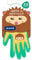 Mapa - Guantes de jardín infantil (4/6 años)