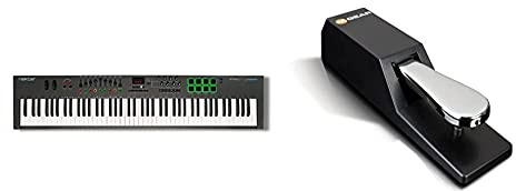 Nektar Impact LX88 + USB MIDI Keyboard Controller with Nektar DAW Integration & M-Audio SP-2 - Universal Sustain Pedal mit Piano Style Action, das ideale Zubehör für MIDI-Keyboards, digitale Klaviere
