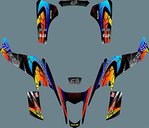 MXP Custom ATV Grafik-Set für Suzuki LTZ400 ATV LTZ 400 2003–2008 (DST1061)