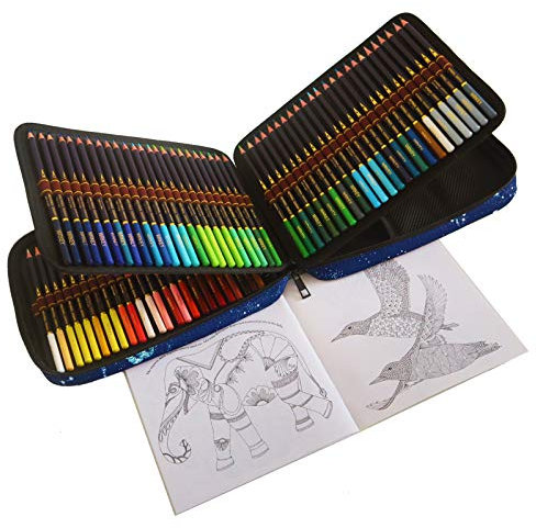 Professionelle Buntstifte Set - 120 Buntstifte Kunst-Set mit weiche Farbmine, vorgespitzt, hochwertige Malstifte zum Zeichnen und Ausmalen, Perfekt für Künstler, Erwachsene und Kinder
