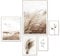 REINDERS Bilder Set, In der Natur, Wohnzimmer, Poster, Wanddeko, Room Decor, MDF, Beige, 5-er Set
