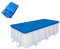 Swimming Pool Cover 3M X 2M, Frame Pool Cover for Garden, Above Ground Swimming Pool Cover Rainproof Dust Cover for Steel Pro Pool Paddling Pool 300 X 200 Cm/9.8Ft X 6.5Ft,300 x 200cm