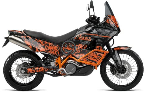 ARider Dekor (Aufkleber) für KTM Adventure 950/990 2006-2013 (Orange)