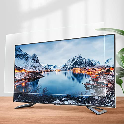 WLWLEO 32-Zoll-TV-Anti-Glare-Displayschutz, 55 Zoll Monitore Anti-Blaulichtfilter, Ultraklarer Augenschutzfilm Kompatibel mit Sharp/Sony/Samsung/Hisense,32 inch/698×392mm