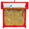 Anthouse - Natürliche Ameisenfarm aus Sand | T 3D Set Big 25x20x1,5 cm Rot | Inklusive Ameisen