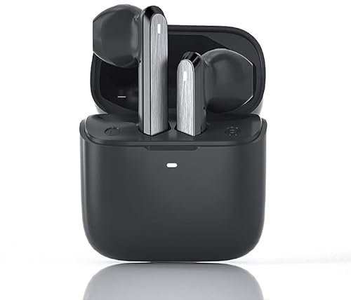 Cuffie wireless in ear con, ricarica rapida di tipo C, accoppiamento automatico, microfono integrato, riduzione del rumore ENC, riduzione del rumore e vibrazione, tipo di separazione destra (nero)