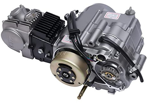 Futchoy Motore 125 CCM a 4 tempi, motore a raffreddamento ad aria, motore a 4 marce, 1-N-2-3-4 Air Cooled Engine per motocross CRF50 CRF70 XR50