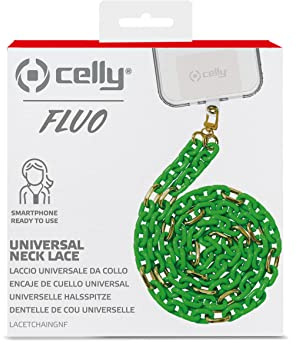 CELLY LACET CHAIN GRÜNE FLUO
