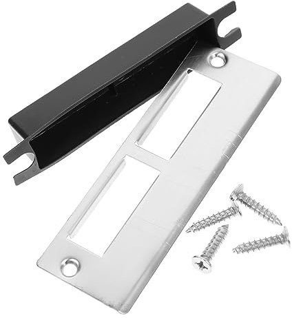 ABOOFAN 1ensemble Plaque De Renforcement De Serrure Pour Porte Cache Trou De Serrure Installation Facile Et Pour Sécuriser Et Préserver La Vie Privée