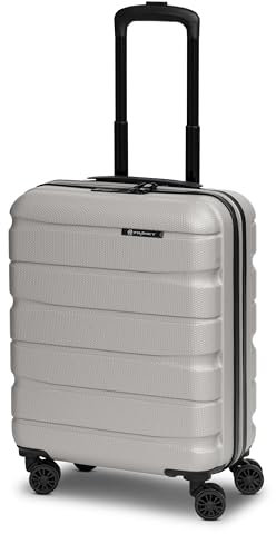 Franky Munich 4.0 Handgepäck Koffer | Hartschalen Trolley mit 4 Rollen, TSA-Zahlenschloss, Arretierbarer Griff, Kreuzpackgurt und Wäschefach | 40 cm x 20 cm x 53 cm - 2.6kg