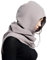 SueaLe Trendiger Damen Kapuzenschal Aus Baumwolle 2-in-1-Anzug Einfarbig Pullover Mütze Schal Wärmemütze Erwachsene Wintermütze Für Jugendliche Kapuzenschal Für Damen Winter Kapuzenschal Mütze