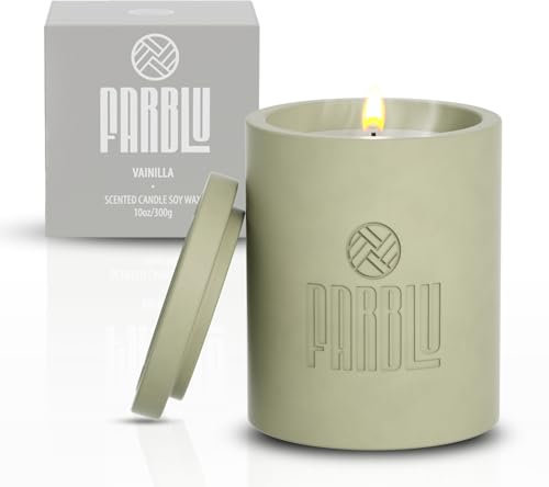 FARBLU - Velas Aromáticas Grandes Para Regalo | Decorativas | Perfumadas | Duración 70 Horas | Decoración Hogar
