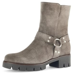 Gabor Damen Biker Boots, Frauen Stiefeletten,Winterstiefeletten,Winterschuhe,warm,gefüttert,Stiefel,Bootee,Booties,Mohair,35.5 EU / 3 UK