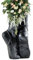 Vase - Dekorative Blumengruppe, Ballett Schuh Skulptur Blumentopf | Einzigartige Keramik Handwerk Krug, moderne Ballett Schuh Skulptur, Ballettschuhe Tänzer Porträt Skulptur für Desktop