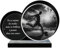 Eternel - Plaque Funéraire Personnalisée Double Cercle - Football, Foot, Sportif, Sport - Texte Personnalisable, Plaque Funéraire Gravée au Laser pour Hommage, Plaque Mortuaire, Cimetière, Funérailles