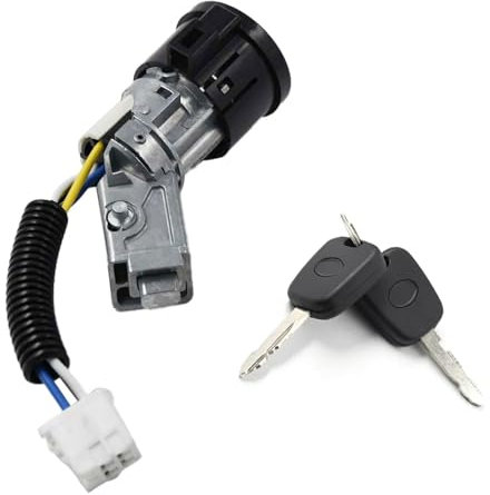 Zündschloss Fass Starter Schalter Für Peugeot 107 Citroen C1 Toyota Aygo Zündschloss mit Schlüssel Set 2005-2014