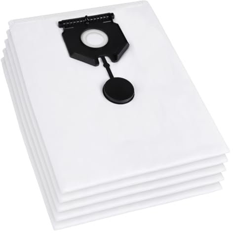 PRIMEBAG 5 Staubsaugerbeutel kompatibel mit Kärcher NT 40/1, NT 50/1 Tact - Ersetzt 2.889-155.0 - Reißfeste Vliesfilterbeutel für Bestleistung beim Saugen