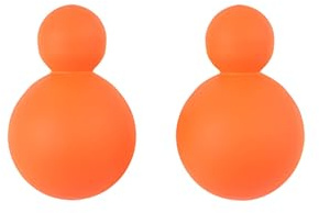 Matte Acrylic Ball Stud Earrings for Women – Colourful Double Sphere Stud Earrings – Lightweight Fashion Earrings
