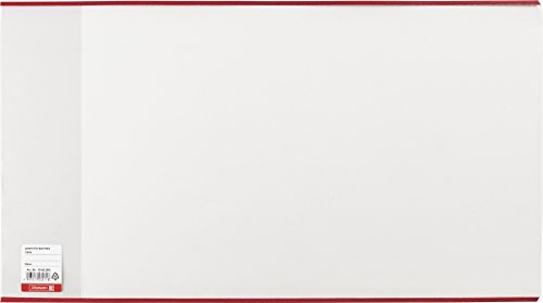 Brunnen 1040330 Buch-, Heftumschlag / Buchschoner, Buchhöhe 33 cm, 54 x 33 cm, mit rotem Kantenschutz) transparent