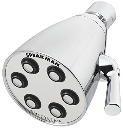 Speakman, Satin S-2252-AB-E2 Signature Brass Icon Anystream Adjustable Shower Head, 2.0 GPM