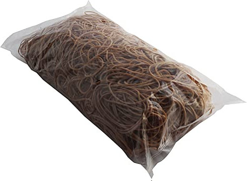White Box Size 19 Rubber Bands (454g Pack)