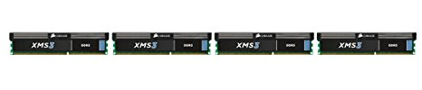 Corsair XMS3 32GB (4x8GB) DDR3 1333 MHz (PC3 10666) Desktop Arbeitsspeicher (CMX32GX3M4A1333C9)