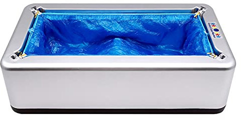 Distributore automatico di copriscarpe G-BD001T con una confezione di ricariche gratuite, il miglior modello di distributori di copriscarpe del Regno Unito di Global Care Market®